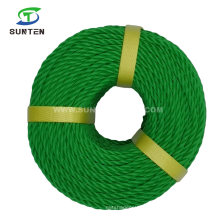 Green or Blue PE/HDPE/Nylon/Polyethylene/Fiber/Plastic/Fishing/Marine/Mooring/Packing/Twist/Twisted Rope